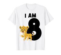 I am 8 Tiger eighth birthday T-Shirt
