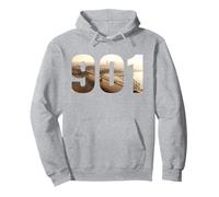 I am 901 Area Code Memphis Tennessee City Bridge Pullover Hoodie