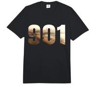 I am 901 - Memphis Tennessee Area Code - Historical Bridge Comfort Colors Adult Heavyweight T-Shirt