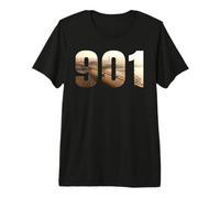 I am 901 - Memphis Tennessee Area Code - Historical Bridge Premium T-Shirt