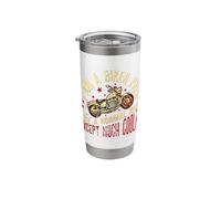 I Am A Biker Papa Funny Quote for Grandpa Motorbikes Stainless Steel Insulated Tumbler