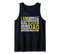 I Am A Black Dad African American Fathers Day Man Fatherhood Tank Top