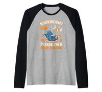 I am a Book Dragon not a Bookworm for a True Bibliophile Raglan Baseball Tee