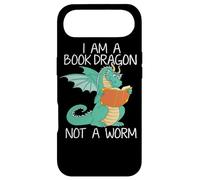 I Am A Book Dragon Reading Teacher Bookaholic Books Reader Case for iPhone Air