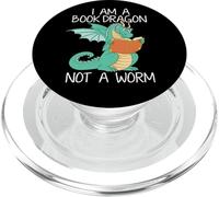 I Am A Book Dragon Reading Teacher Bookaholic Books Reader PopSockets PopGrip for MagSafe