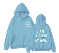 I Am A Child of God Christian Hoodies For Women Preppy Y2k Sweatshirts Christian Clothing