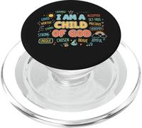 I Am A Child Of God - Jesus Faith Christian Affirmation PopSockets PopGrip for MagSafe