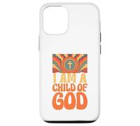 "I am a Child of God" John 1:12 Retro Hippie Christian Case for iPhone 12/12 Pro
