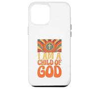 "I am a Child of God" John 1:12 Retro Hippie Christian Case for iPhone 12 Pro Max