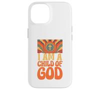 "I am a Child of God" John 1:12 Retro Hippie Christian Case for iPhone 14