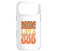 "I am a Child of God" John 1:12 Retro Hippie Christian Case for iPhone 17 Pro Max
