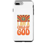 "I am a Child of God" John 1:12 Retro Hippie Christian Case for iPhone 7 Plus/8 Plus