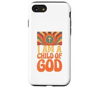 "I am a Child of God" John 1:12 Retro Hippie Christian Case for iPhone SE (2020) / 7/8