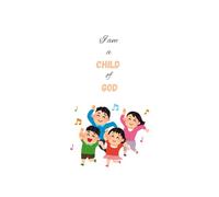 I am a child of God: Simple lined notebook | A5 | 100 pages | Christian inspirational gift for a boy or girl | Christian journal for kids
