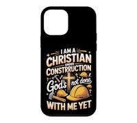 I Am a Christian Under Construction Christian Faith Bible Case for iPhone 12 mini