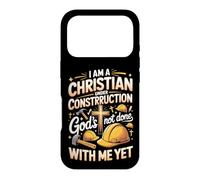 I Am a Christian Under Construction Christian Faith Bible Case for iPhone 17 Pro