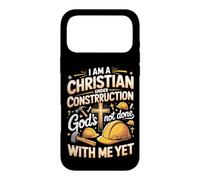 I Am a Christian Under Construction Christian Faith Bible Case for iPhone 17 Pro Max