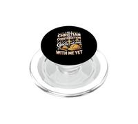 I Am a Christian Under Construction Christian Faith Bible PopSockets PopGrip for MagSafe