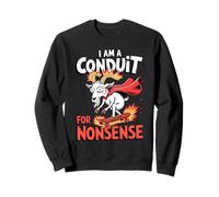 I Am A Conduit For Nonsense Funny Goat Family Sweatshirt
