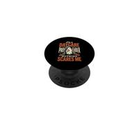 I Am A Daycare Provider Nothing Scares Me Halloween Ghost PopSockets Adhesive PopGrip