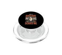 I Am A Daycare Provider Nothing Scares Me Halloween Ghost PopSockets PopGrip for MagSafe