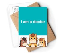 I Am A Doctor's Verbal Description Postcards Envelopes Cards Mailing Year Horse