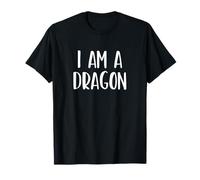 I Am A Dragon Halloween I'm Simple Costume Lazy T-Shirt