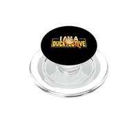 I Am A Ducktective Duck Detective Spy Private Investigator PopSockets PopGrip for MagSafe
