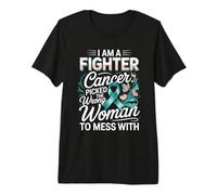 I Am A Fighter Cancer Picked The Wrong Woman to Mess with Premium T-Shirt