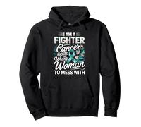 I Am A Fighter Cancer Picked The Wrong Woman To Mess With Pullover Hoodie