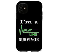I Am A Flat Line Cardiac Arrest Survivor Heartbeat Flatline Case for iPhone 11