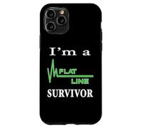 I Am A Flat Line Cardiac Arrest Survivor Heartbeat Flatline Case for iPhone 11 Pro