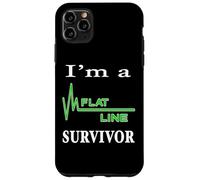 I Am A Flat Line Cardiac Arrest Survivor Heartbeat Flatline Case for iPhone 11 Pro Max