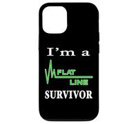 I Am A Flat Line Cardiac Arrest Survivor Heartbeat Flatline Case for iPhone 12/12 Pro
