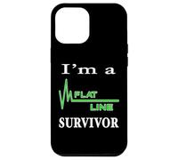 I Am A Flat Line Cardiac Arrest Survivor Heartbeat Flatline Case for iPhone 12 Pro Max