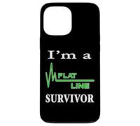 I Am A Flat Line Cardiac Arrest Survivor Heartbeat Flatline Case for iPhone 13 Pro Max