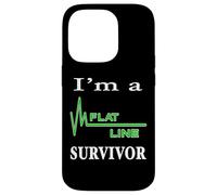 I Am A Flat Line Cardiac Arrest Survivor Heartbeat Flatline Case for iPhone 14 Pro