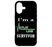 I Am A Flat Line Cardiac Arrest Survivor Heartbeat Flatline Case for iPhone 17