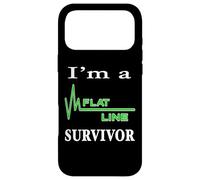 I Am A Flat Line Cardiac Arrest Survivor Heartbeat Flatline Case for iPhone 17 Pro Max
