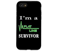 I Am A Flat Line Cardiac Arrest Survivor Heartbeat Flatline Case for iPhone SE (2020) / 7/8