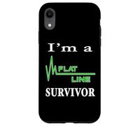 I Am A Flat Line Cardiac Arrest Survivor Heartbeat Flatline Case for iPhone XR