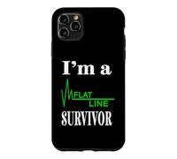 I Am A Flat Line Survivor Heartbeat Heart Rhythm Design Case for iPhone 11 Pro Max
