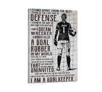 I Am A Goalkeeper Personalized Name Goalkeeper Inspirational Wall Art, Customized Gift for Goalkeeper Woman Lovers 16x24inch(40x60cm)