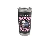 I Am a Good Kitty Opossum Possum Cat Meme Stainless Steel Insulated Tumbler