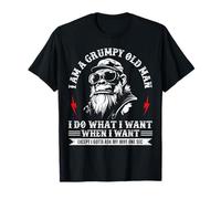 I Am A Grumpy Old Man I Do What I Want Funny Monkey T-Shirt