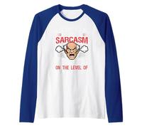 I Am A Grumpy Old Man My Level of Sarcasm Depends On Your Raglan Baseball Tee