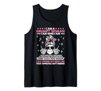 I Am A Grumpy Woman I Am Who I Am I Have Anger Issues Funny Tank Top