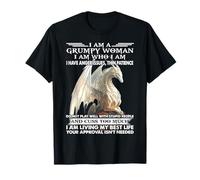 I Am A Grumpy Woman I Am Who I Am I Have Anger Issues Thin T-Shirt
