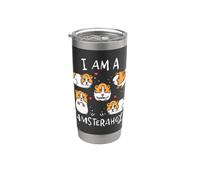 I Am A Hamsteraholic Funny Hamster Rodent Funny Hamster Stainless Steel Insulated Tumbler