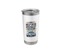 I Am A Help Desk Specialist, Helpline Personnel Tech Support Stainless Steel Insulated Tumbler